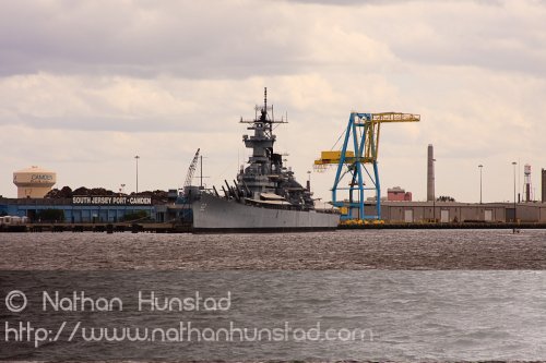 The USS New Jersey in Camden